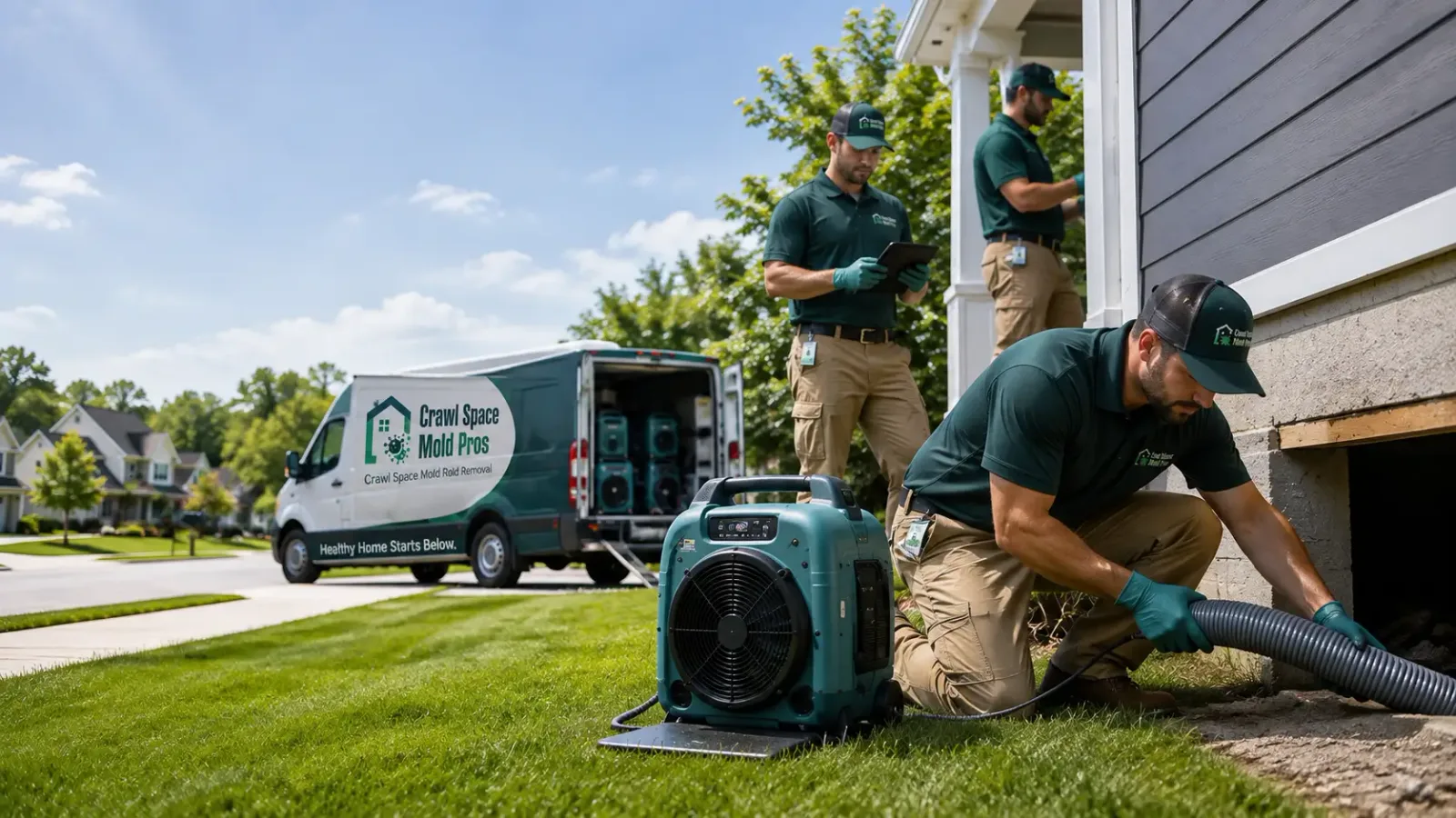 Crawl Space Mold Removal in Brewster, MA